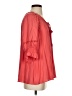 Dex Red 3/4 Sleeve Blouse Size S - photo 4