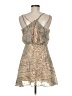 Lulus 100% Polyester Metallic Tan Cocktail Dress Size M - photo 2