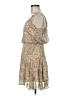 Lulus 100% Polyester Metallic Tan Cocktail Dress Size M - photo 5
