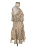 Lulus 100% Polyester Metallic Tan Cocktail Dress Size M - photo 4