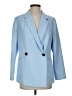 Everlane 100% Triacetate Solid Blue Blazer Size 0 - photo 1