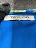 Taylor 100% Polyester Print Blue Casual Dress Size 2 - photo 7