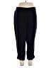 Elle 100% Polyester Solid Black Casual Pants Size XL - photo 1