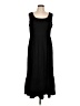 Zesica Solid Black Casual Dress Size L - photo 1