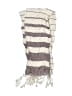 Unbranded Stripes Gray Ivory Scarf One size - photo 2