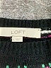 Ann Taylor LOFT Print Black Pullover Sweater Size L - photo 7