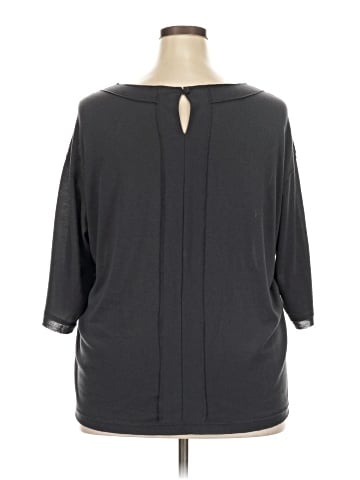 H by Bordeaux 3/4 Sleeve Top (view 2)