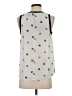Trouve 100% Polyester Ivory Sleeveless Blouse Size S - photo 2
