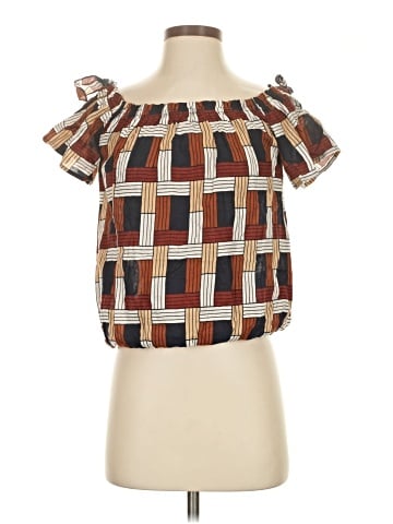 Blush Short Sleeve Blouse (view 1)