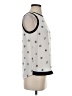 Trouve 100% Polyester Ivory Sleeveless Blouse Size S - photo 4