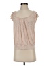 XXI 100% Rayon Tan Pink Short Sleeve Top Size S - photo 1