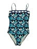 Gottex Graphic Blue One Piece Swimsuit Size 10 - photo 1