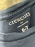Crewcuts Outlet Solid Blue Short Sleeve T-Shirt Size 6 - 7 - photo 3