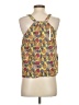 Blush 100% Rayon Yellow Sleeveless Blouse Size S - photo 2