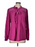 Adiva 100% Polyester Purple Long Sleeve Blouse Size L - photo 1