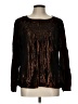 Amadi Brown Long Sleeve Blouse Size L - photo 1