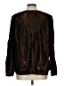 Amadi Brown Long Sleeve Blouse Size L - photo 2