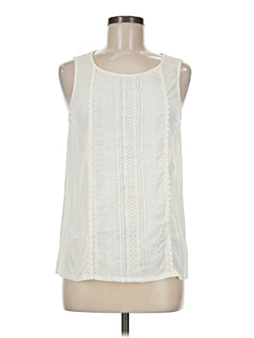Skies Are Blue Sleeveless Blouse (view 1)
