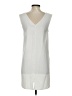 Everly 100% Polyester Solid Ivory Casual Dress Size S - photo 2