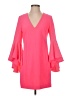 Milly Solid Pink Cocktail Dress Size 2 - photo 1