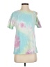 Assorted Brands Tie-dye Green Short Sleeve T-Shirt Size S - photo 1