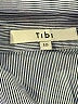 Tibi 100% Cotton Stripes Gray Long Sleeve Button-Down Shirt Size 10 - photo 7