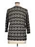 Woman Print Black Pullover Sweater Size 1X - photo 2