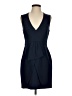 BCBGMAXAZRIA 100% Polyester Solid Blue Cocktail Dress Size 4 - photo 1