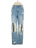Shein Hearts Blue Jeans Size 2 - photo 1