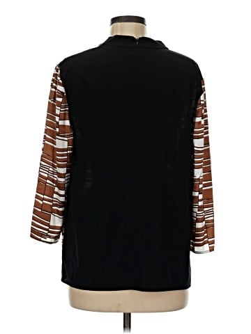 St. John 3/4 Sleeve Silk Top (view 2)