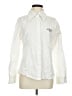 Grace Chow Ivory Long Sleeve Button-Down Shirt Size M - photo 1