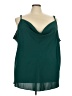 Torrid 100% Polyester Green Sleeveless Blouse Size 5X Plus (5) - photo 1