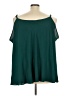 Torrid 100% Polyester Green Sleeveless Blouse Size 5X Plus (5) - photo 2
