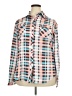 Unbranded Plaid Teal Long Sleeve Blouse Size XXL - photo 1