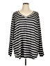 Unbranded Stripes Black Long Sleeve Top Size XL - photo 1