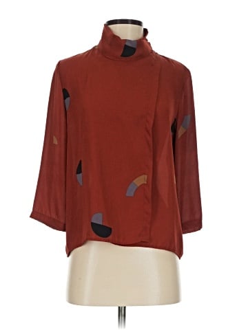 eve gravel 3/4 Sleeve Blouse (view 1)