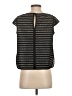 Ann Taylor 100% Polyester Black Sleeveless T-Shirt Size 4 - photo 2