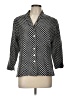 Anne Carson 100% Silk Polka Dots Black 3/4 Sleeve Silk Top Size L - photo 1