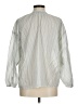 J.Crew 100% Cotton Stripes Silver Long Sleeve Blouse Size M - photo 2