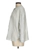 J.Crew 100% Cotton Stripes Silver Long Sleeve Blouse Size M - photo 5