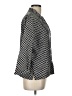 Anne Carson 100% Silk Polka Dots Black 3/4 Sleeve Silk Top Size L - photo 4