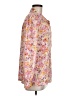 Dear John 100% Rayon Floral Pink Long Sleeve Blouse Size M - photo 4