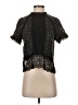 Zara Black Short Sleeve Blouse Size XS - photo 1