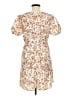 Shein Floral Tan Casual Dress Size 8/10 - photo 2