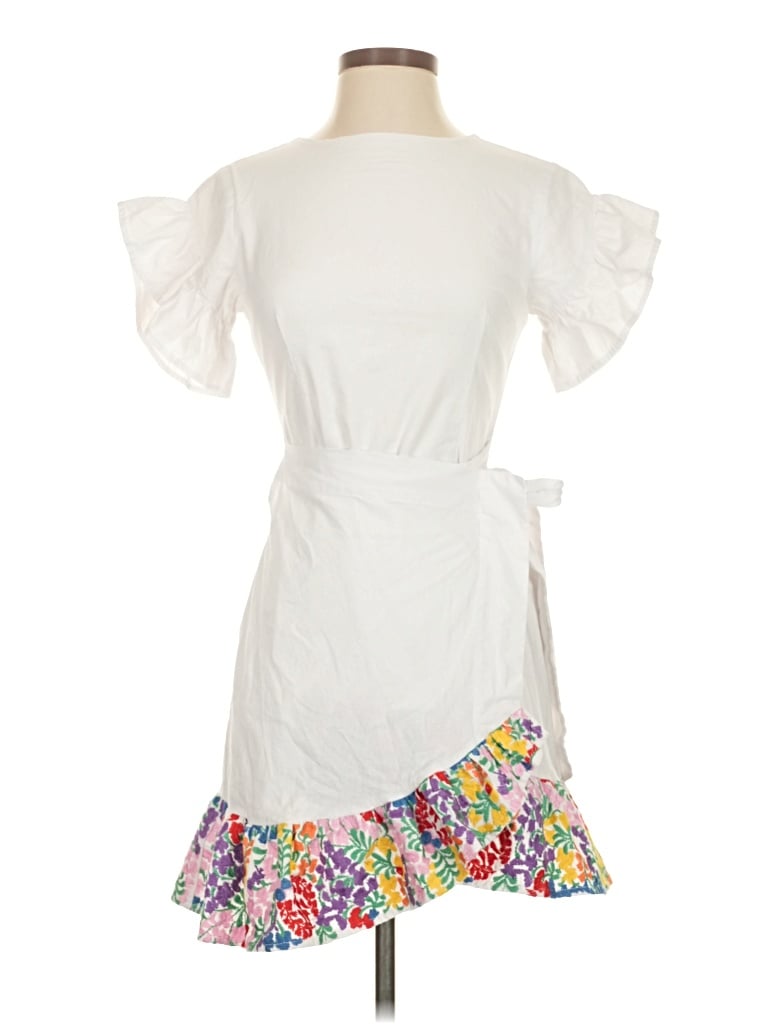 Pre-owned J.marie Casual Dress In White