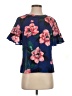Banana Republic 100% Polyester Blue Short Sleeve Blouse Size S - photo 1