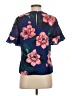 Banana Republic 100% Polyester Blue Short Sleeve Blouse Size S - photo 2