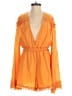 Seven Wonders Color Block Orange Romper Size S - photo 1