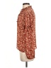 Dex 100% Polyester Orange Long Sleeve Blouse Size S - photo 5