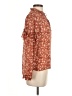 Dex 100% Polyester Orange Long Sleeve Blouse Size S - photo 4